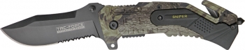 Tac Force Rescue Linerlock Sniper A-O Knives TF688CA