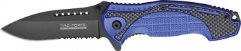Tac Force Linerlock A-O Blue Knives TF689BL