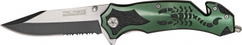 Tac Force Rescue Linerlock A-O Knives TF692GN
