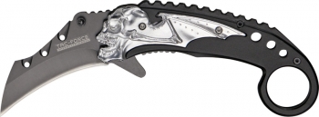 Tac Force Skull Bat Wing Karambit Knives TF693BK