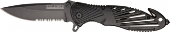 Tac Force Rescue Linerlock A-O Knives TF702BKG
