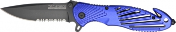 Tac Force Rescue Linerlock A-O Knives TF702BL