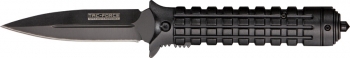 Tac Force Knurled Linerlock A-O Knives TF712BK