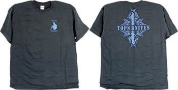 TOPS T-Shirt Tribal Art XL knives TPTSBBTAXL