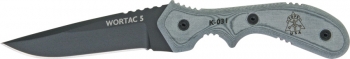 Tops Wortac 5 Full Tang Black Linen Micarta 10 3-8 TPWOR501