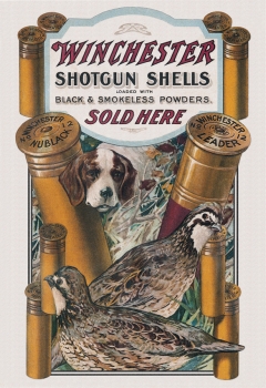 Tin Signs Winchester Dog & Quail TSN0940