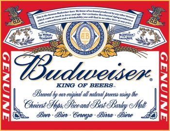 Tin Signs Budweiser - Label TSN0979