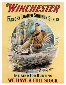 Tin Signs Winchester Drumming Grouse TSN1007