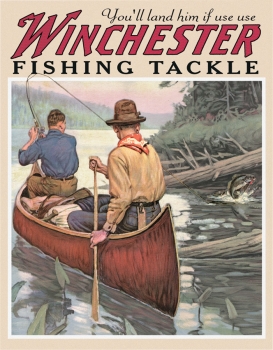 Tin Signs Winchester Fishing Tackle TSN1008