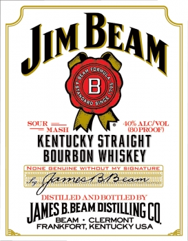 Tin Signs Jim Beam White Label TSN1061