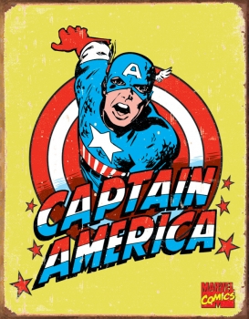 Tin Signs Captain America Retro TSN1440