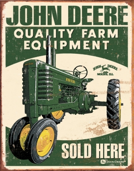 Tin Signs Tin Sign John Deere Sold Here. TSN1455