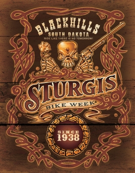 Tin Signs Sturgis No Tomorrow TSN1509