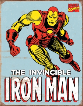 Tin Signs Iron Man Retro TSN1650