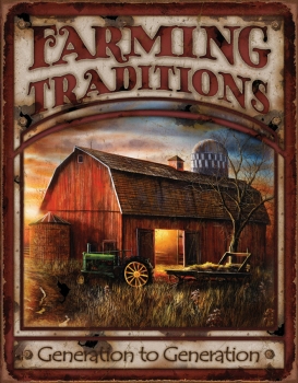 Tin Signs Farming Traditions TSN1755