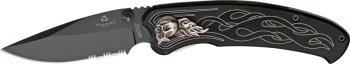 United Cutlery Nova Skull A-O Linerlock Black knives UC2690S