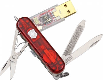 Victorinox Victorinox Flash 4 GB Ruby knives VN5301G4