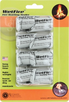 UST Wetfire Fire Starting Tinder survival products WG0412