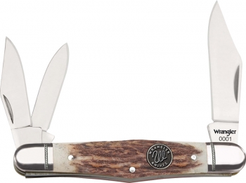 Wrangler Wrangler Whittler Stag Handles Knives WR011SG