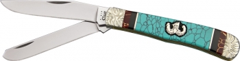 Brian Yellowhorse Custom Case Trapper Knives YH169
