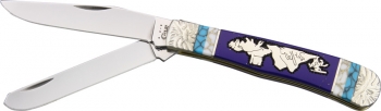 Brian Yellowhorse Custom Case Trapper Knives YH170