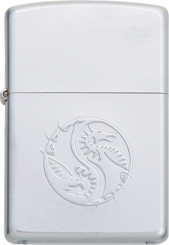 Zippo 19055 Raised Dragon Lighter Stamped Image