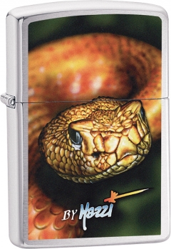 Zippo ZO24446 Claudio Mazzi Snake Design Lighter