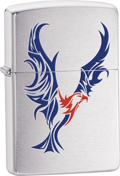 Zippo Eagle Tattoo Lighter Realistic Design 205oz 24523