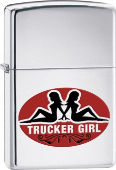 Zippo Trucker girl lighter (model ZO24524)