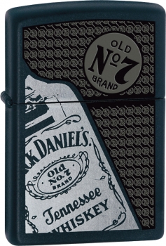 Zippo Jack Daniels Motif 24537 LighterWindproof Lid