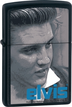 Zippo Elvis Blue Lighter Z024545 22 x 14 x 05