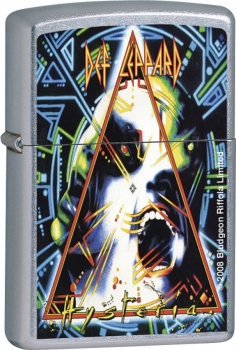 Zippo Def Leppard Hysteria Lighter ZO24567 Street Chrome