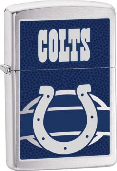 Zippo NFL Indianapolis Colts ZO24613 Blue Brushed Chrome