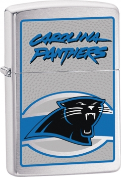 Zippo NFL Carolina Panthers ZO24623 Brushed Chrome