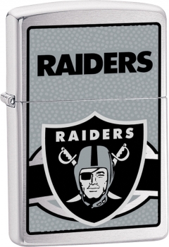 Zippo NFL Oakland Raiders ZO24625 Brushed Chrome