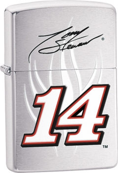 Zippo Tony Stewart ZO24732 Number 14Brushed Chrome