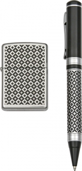 Zippo Zippo Black Diamond Lighter- lights 24749