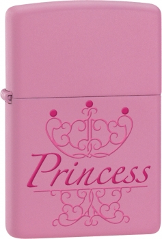 Zippo Pink Princess Lighter ZO24837 Windproof Lid