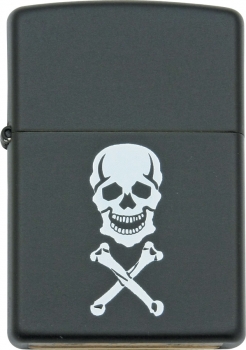Zippo Skull and Crossbones lighter (model ZO82338