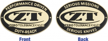 Zero Tolerance Challenge Coin knives ZTCOIN
