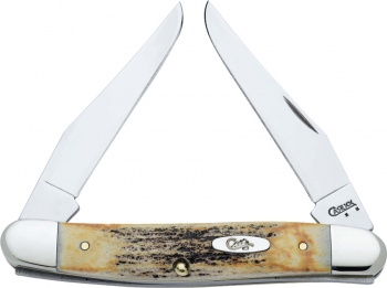 Case Muskrat Knife Genuine Stag 3 7-8 Inch Closed 5546