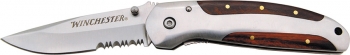 Winchester Stainless And Wood Linerlock knives / multitools G1335