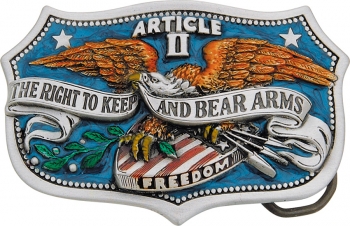Belt Buckles Belt Buckle Right To Bear Arms GA459