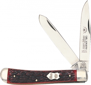 German Eye German Eye Trapper SS Bone. Knives GE20SS