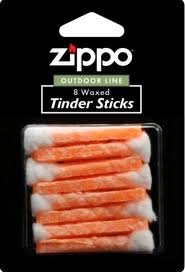 Zippo Z044002 Waxed Sealed Tinder Sticks - 8 Pack