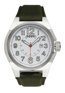 Zippo Men's Fabric Sport Watch lights 45013