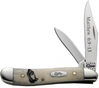 Case Praying Hands Peanut Knives CA8847
