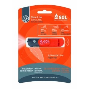 Adventure Medical SOL Tool Knife LED Light Whistle AD0818