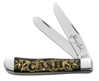 Case Case Johnny Cash Trapper W-Tin Knives CA6796