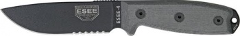 ESEE Model 4 Plain Edge knives ES4PKOOD